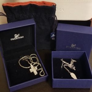 SWAROVSKI Authentic pendant set of 2
